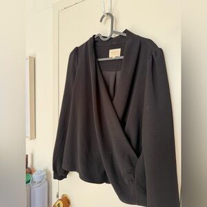 Sezane Elegant Black Women's Blouse - 40 / US 8